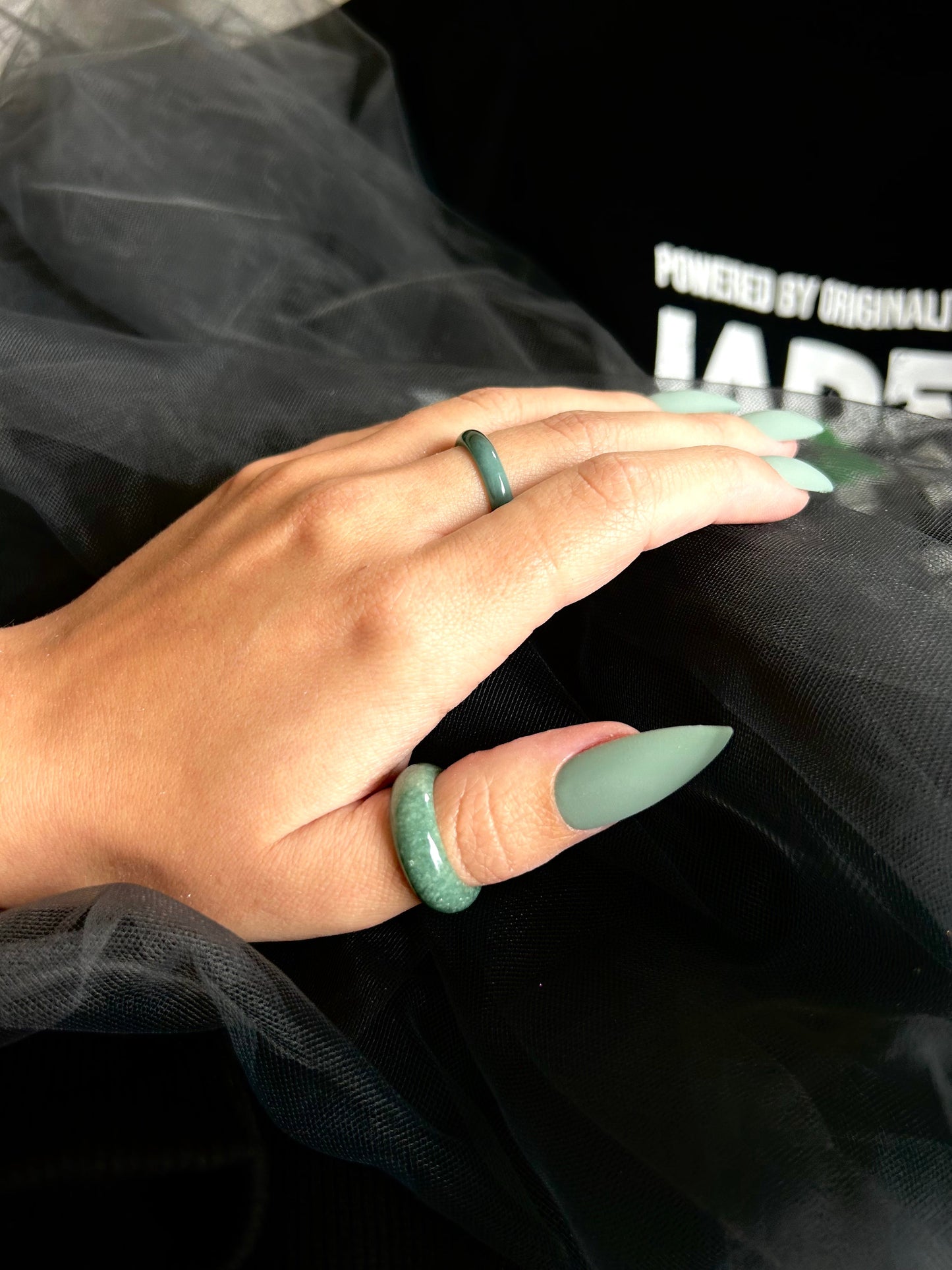 *new* Rounded Jade Ring