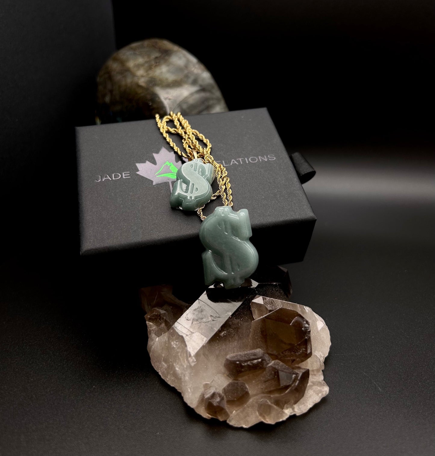 Money Pendant (blue water)