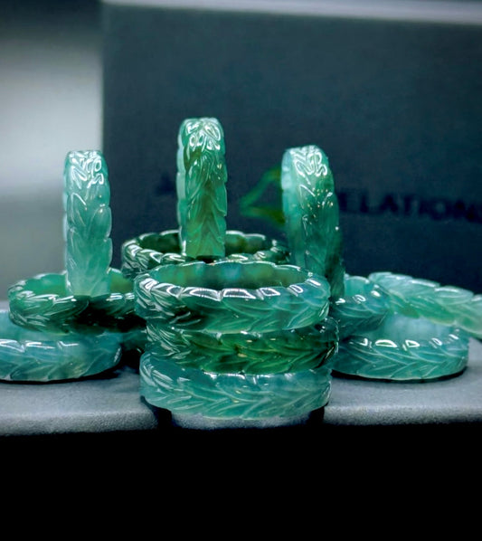 "Maile" Jade Ring