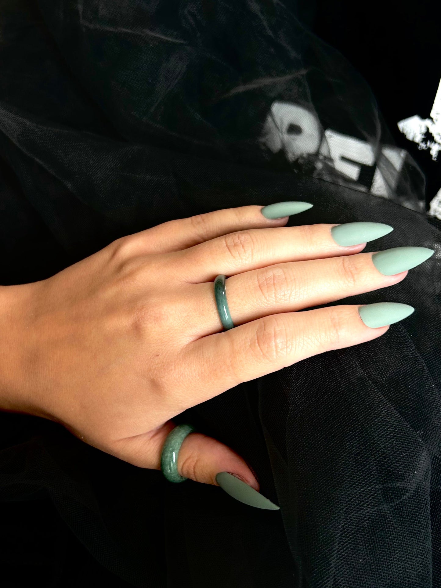 *new* Rounded Jade Ring