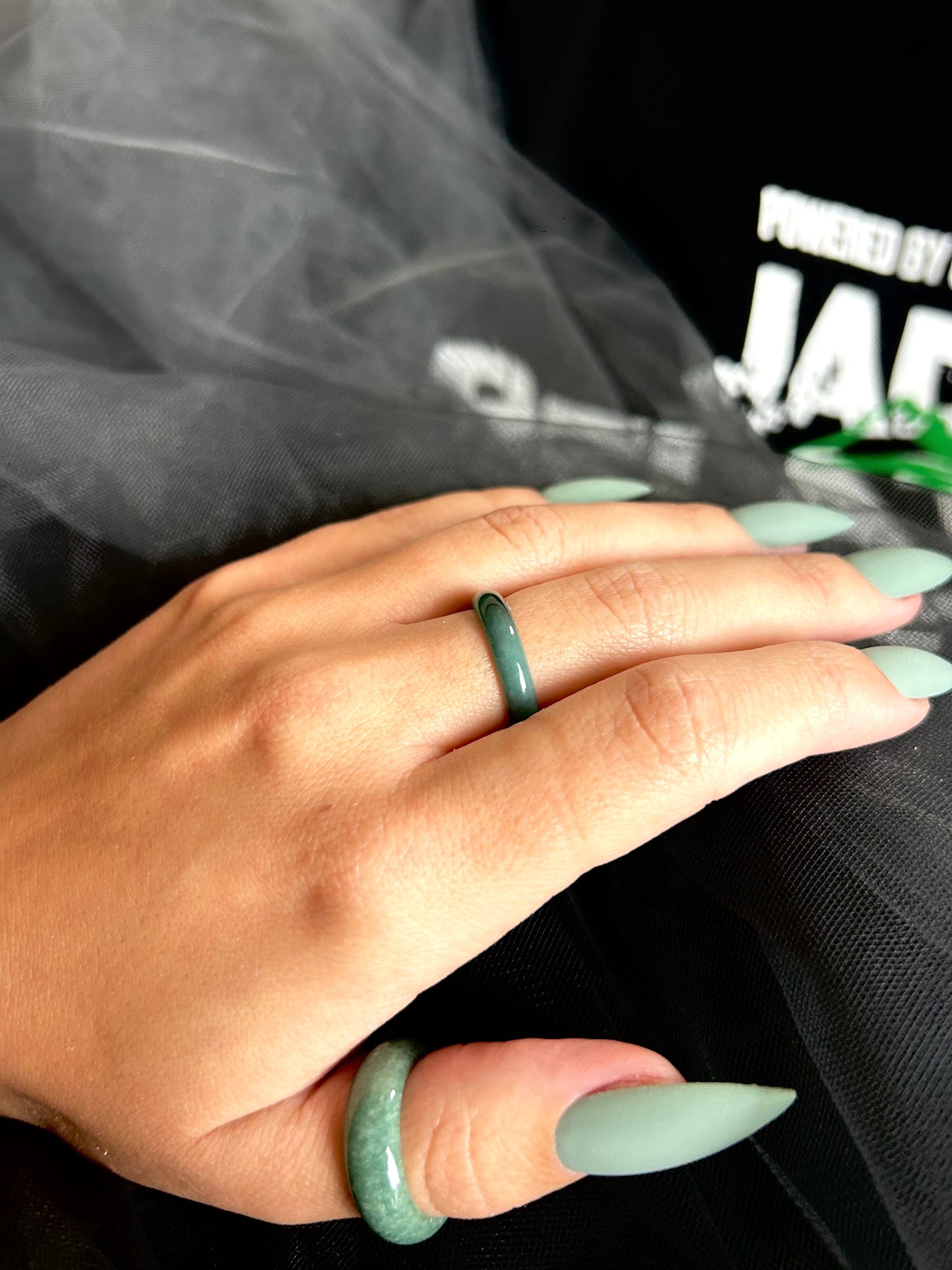 *new* Rounded Jade Ring