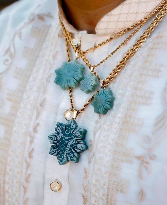 (!!LIMITED EDITION) 1ST GEN. Jade Filipino Sun *BARONG PRINT ON ONE SIDE*